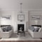 Ekena Millwork Peralta Ceiling Medallion (Fits Canopies up to 4 5/8"), 17 3/4"OD x 3 1/8"ID x 1"P, Frost CM17PEFRF - alternate 4